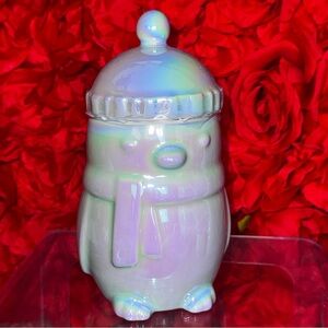 NWT🐧Starbucks Holiday🎄2025 Iridescent Blue Penguin Ceramic Mug with Beannie Lid